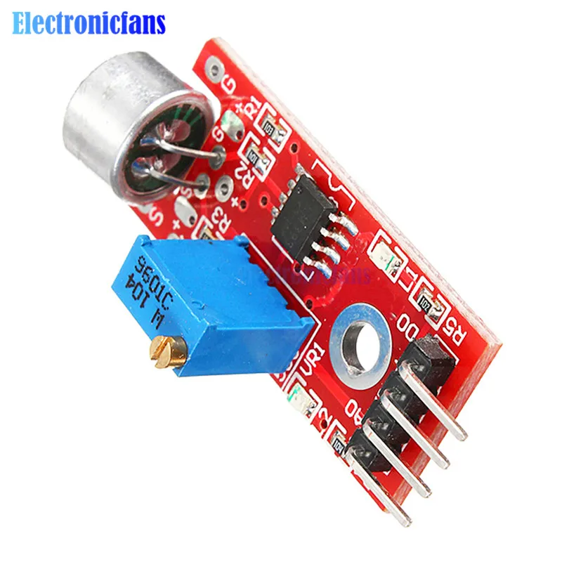 High Sensitive Microphone Sound Sensor Detection Module For Arduino AVR PIC 5V DC Power Supply Analog Output Module