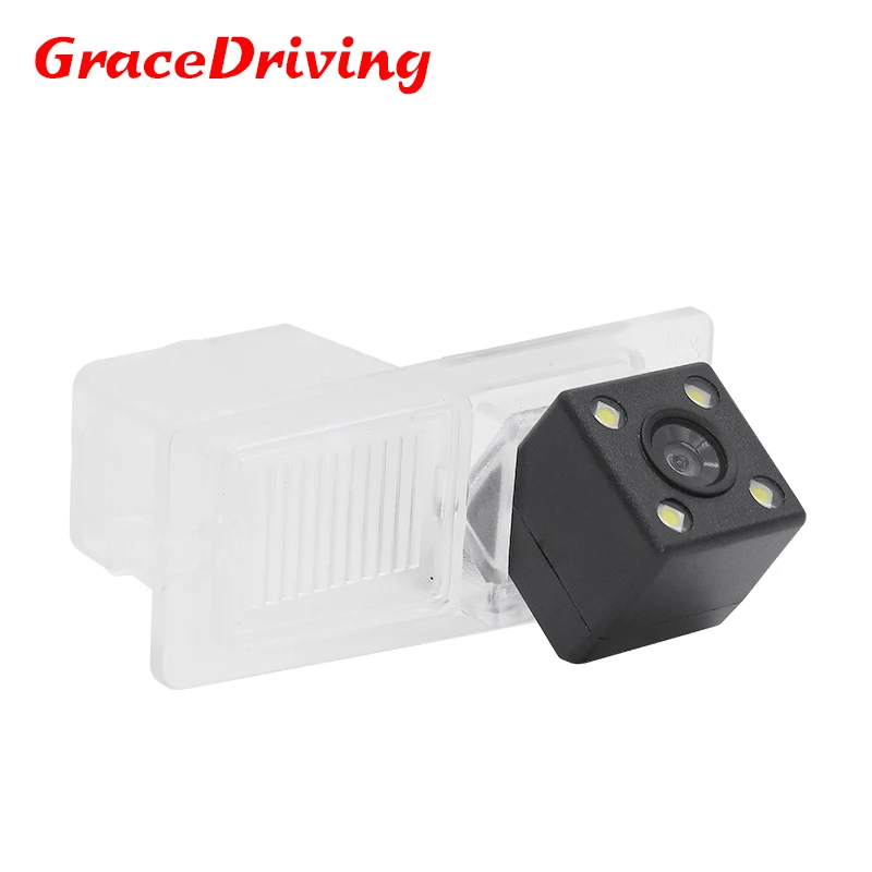 Highest nightvision 4 leds CCD HD waterproof backup reverse parking car rear view camera for SsangYong Kyron Rexton II