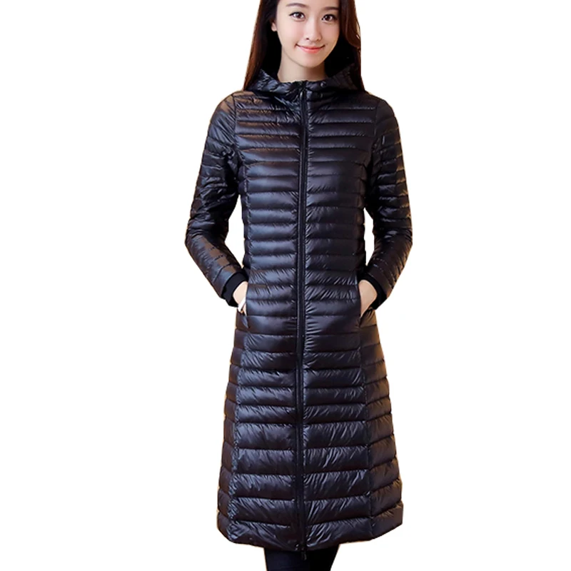 Aggiungere ultra tenere in caldo Imbottiture Giacca anatra bianca di Modo Imbottiture di Inverno Delle Donne Wadded Giubbotti Parka Con Cappuccio