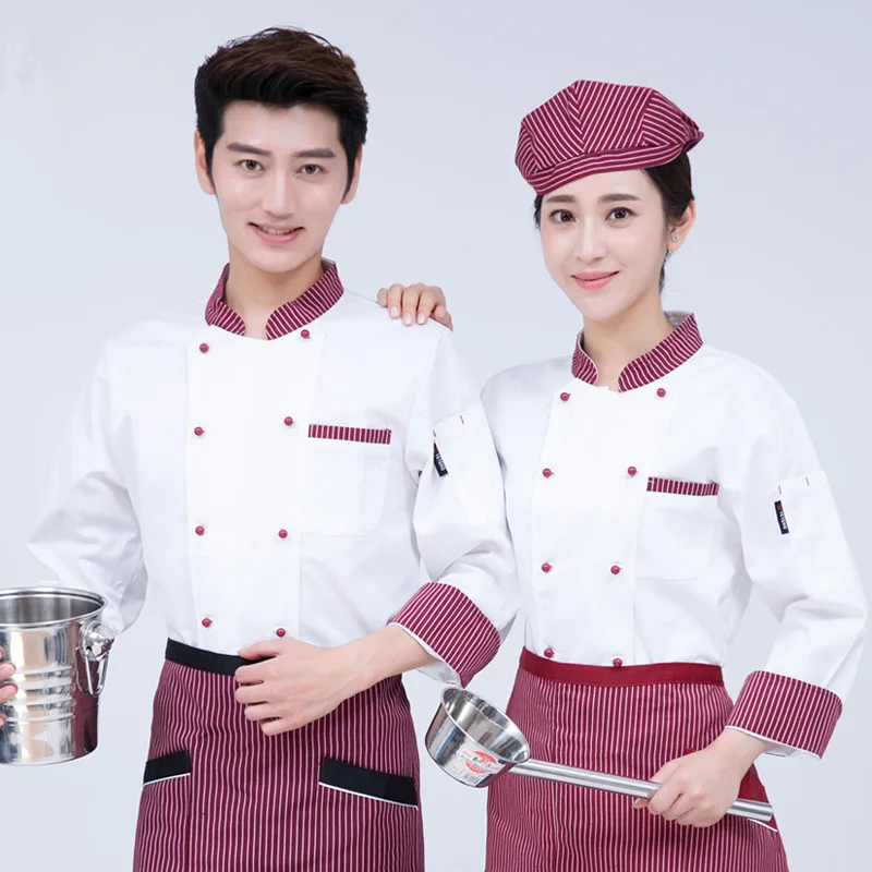 Uniforme de Chef de cocina Unisex, chaqueta de manga corta transpirable con doble botonadura, servicio de panadería, ropa de Chef, novedad de 2019