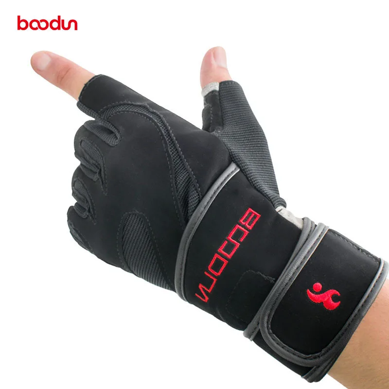 BOODUN Men Women Half finger Fitness Gloves Anti-Static Washable Breathable Soft Waterproof Non-Slip Gloves