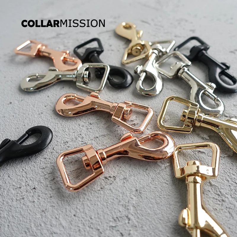 

100pcs/lot Metal buckle for bag cat dog leash 25mm webbing 30mm swivel snap hook for backpack 15mm diy accessory 20mm durable