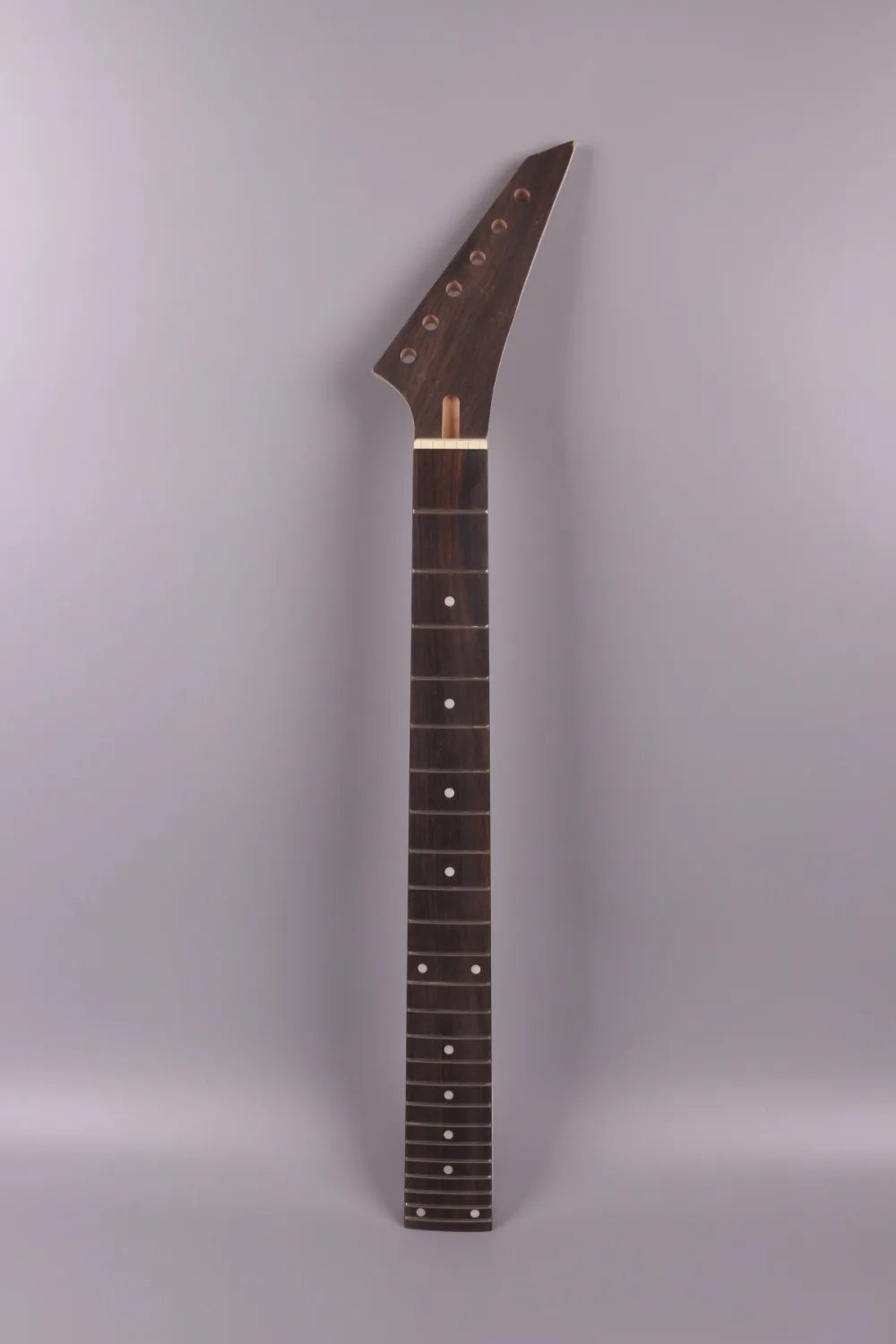 

right hand Electric guitar neck 24 fret 25.5" Maple wood ROSEWOOD Fretboard Floyd rose nut dot inlay JK- 016