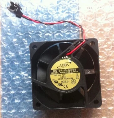 

ADDA AD0612XB-A73GP 60*60*25 DC12V 0.33A 2 wire cooling fan