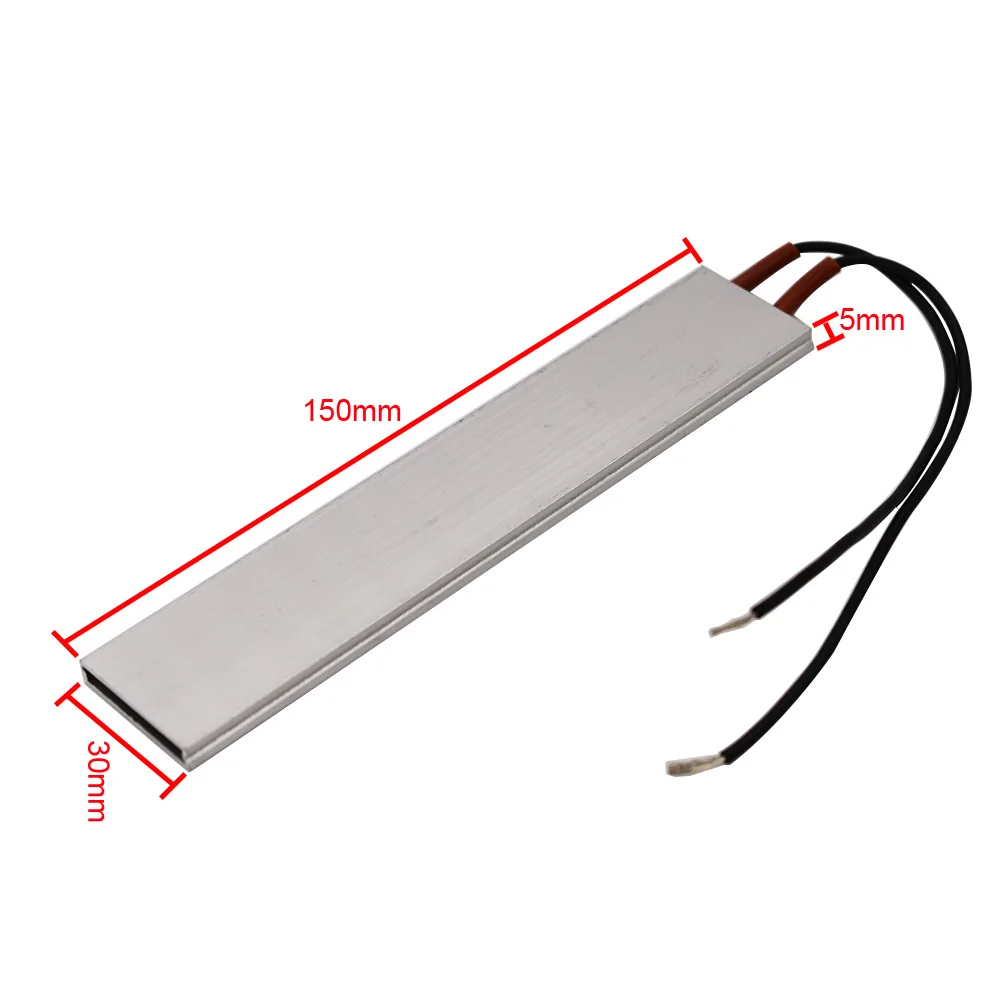 2PCS/LOT 150x30x5mm PTC Heating Element 220V Heater Thermostat Aluminum Shell Ceramic Heater Heating Plate