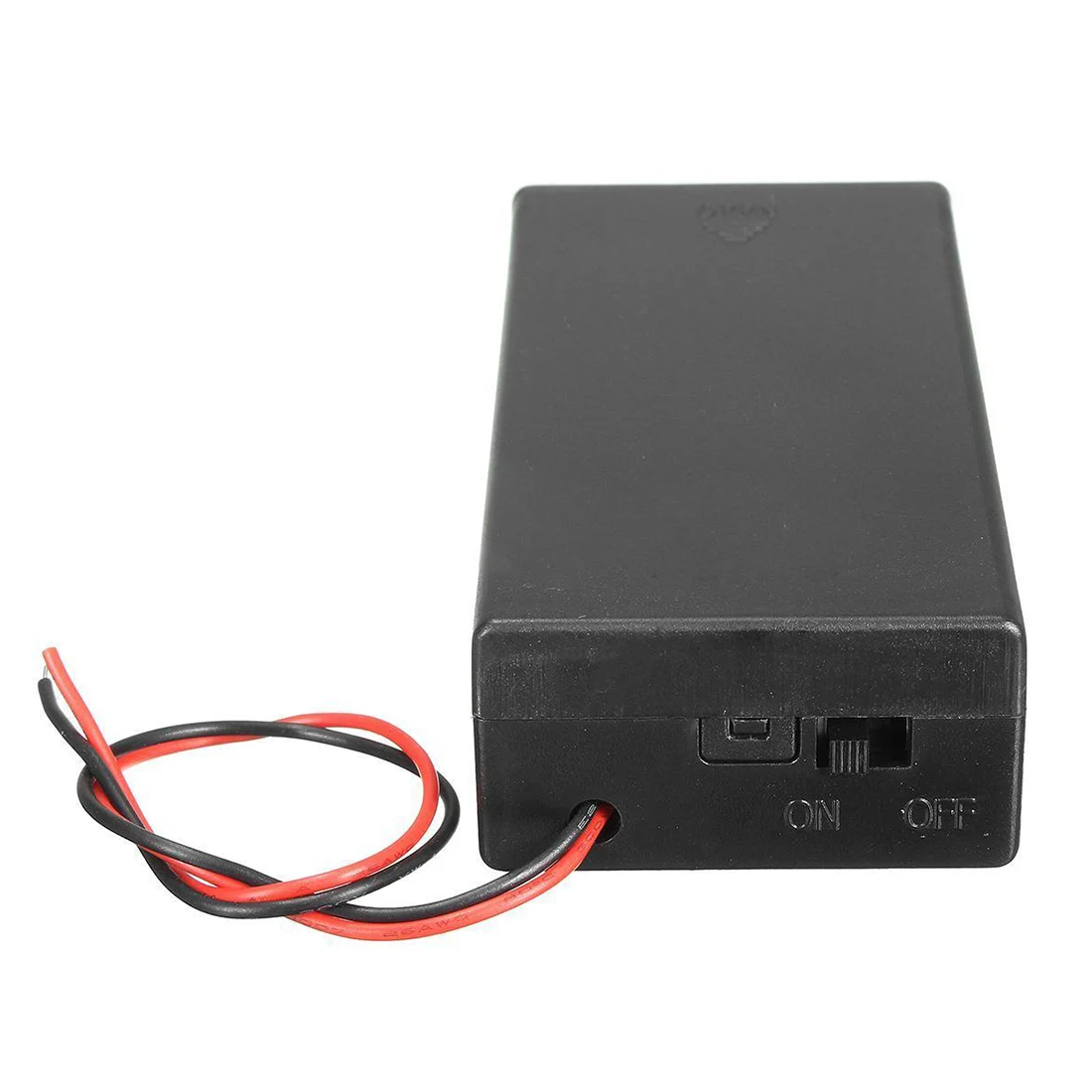 3.7V 2x 18650 Battery Holder Connector Storage Case Box ON/OFF Switch With Lead