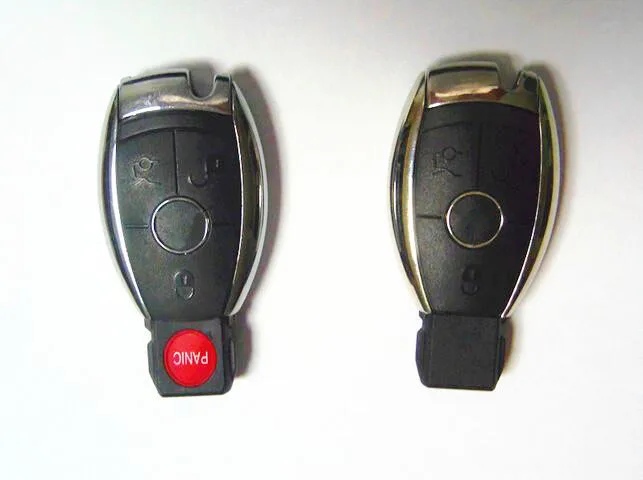 Smart Remote Key Shell Case For Benz GL450 S B CLK Class 3 Button/3+1 Button With Key Blade & Battery Holder FOB Key Cover