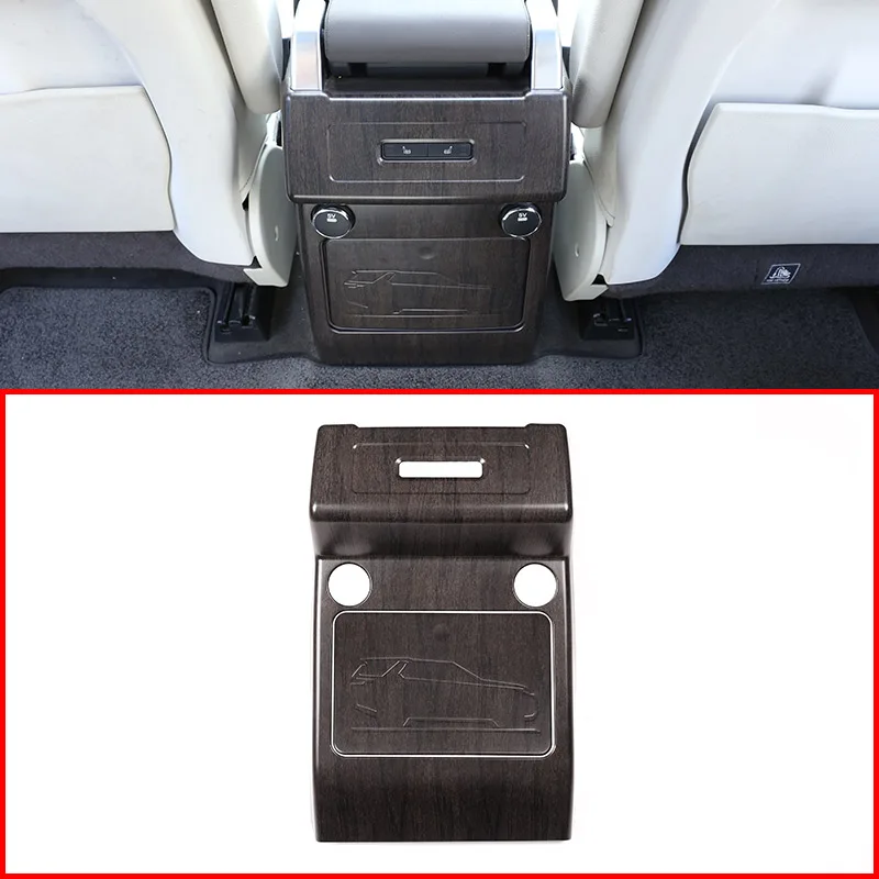 

Oak Wood Grain Rear Row Air Conditioning Vent Outlet Cover Trim For Land Rover Discovery 5 HSE LR5 2017-2018 Car Accessories