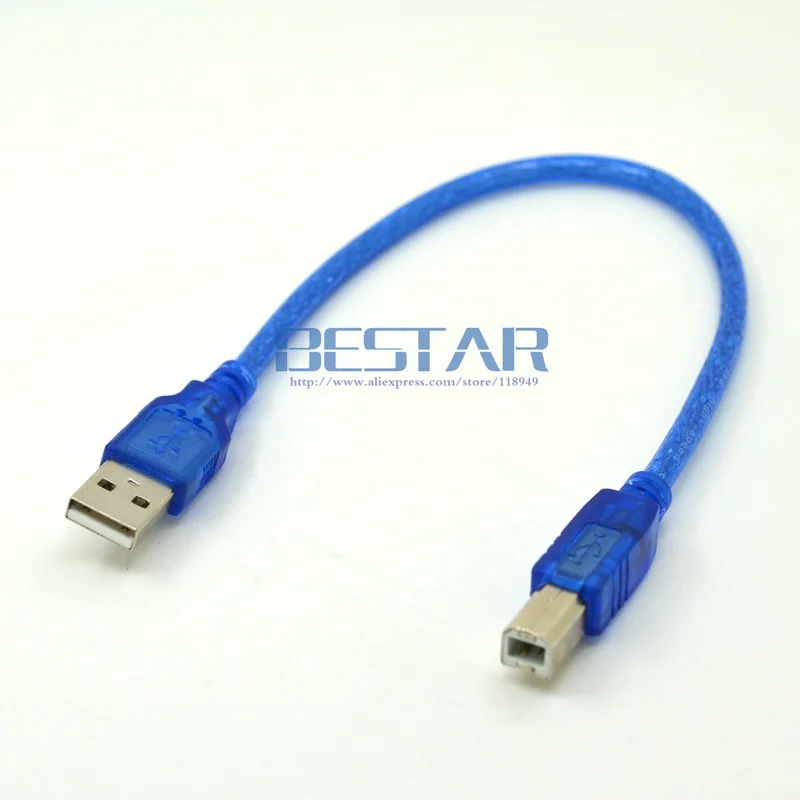 USB 2.0 Loại A Đến B Nam Cáp Máy In Dây Cáp Ngắn Cho Chia Máy In USB Cứng hộp Mực 25Cm 1.8M 6ft 3M 5M 15ft