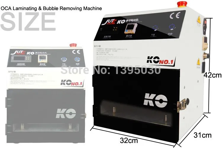 

OCA Vacuum Laminating Machine +Air Compressor +Oilless Vacuum Pump for LCD Display Screen of Phone Repair /Refurbish 1500W