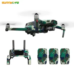 Sunnylife PVC Decorative Stickers Camouflage Skin for DJI MAVIC 2 PRO & ZOOM Cool Arms Decals Remote Controller Battery Wrap