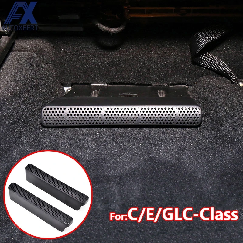 For Benz C / E / GLC Class W205 S205 W213 S213 Under Seat Floor Rear AC Heater Air Conditioner Duct Vent Cover Grill Outlet