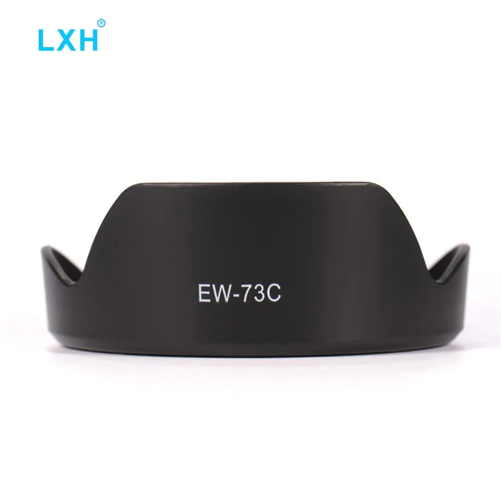 LXH EW-73C Lens Hood for Canon EF-S 10-18mm f/4.5-5.6 IS STM Lens Replacement EW-73C Secure Bayonet Lens Hood