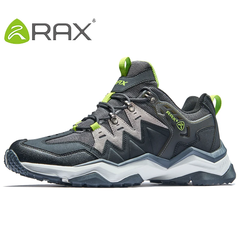 RAX Men Waterproof Hiking Shoes  Outdoor Multi-terrian Cushioning Climbing Shoes Men Lightweight Backpacking Trekking Shoes Men