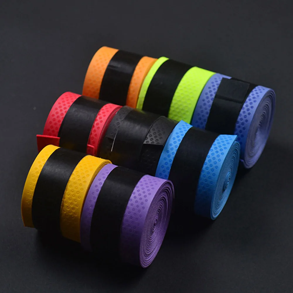 Professional 10pcs Anti-slip Sweat band Tennis Racket Overgrip Badminton Racquet Over Grips Fishing Rods Sweatbands