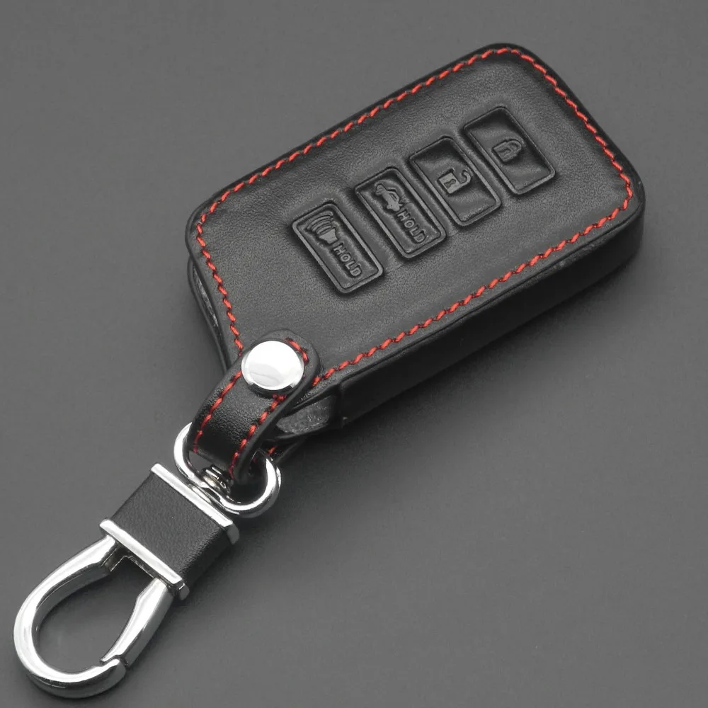 jingyuqin 4 buttons Car Key Cover Leather Case FOR LEXUS NX 200 NX300H RX 350 450H ES 350 GS IS LS GS RC F 2014 2015 2016 Smart