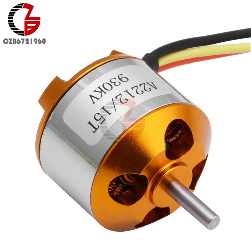 A2212 930Kv Brushless Outrunner Motor for RC Aircraft Quadcopter Helicopter Plane Multi-copter Bruhless Motor DIY