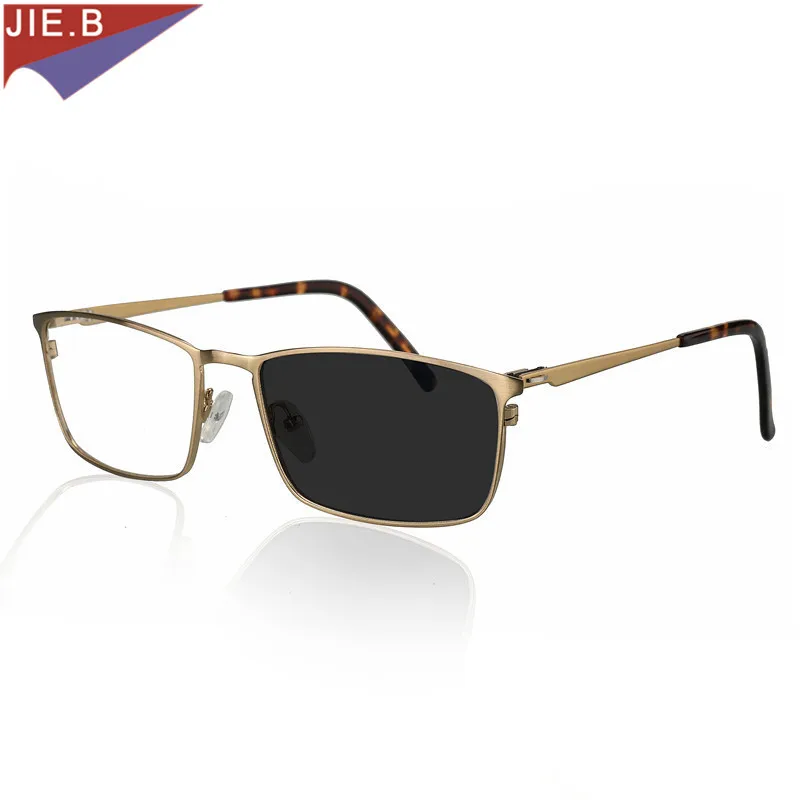 2019 New Titanium  Alloy Unisex Photochromic Myopia reading glasses Anti-scratch lens Diopter reading glasses +0.50 To + 6.0