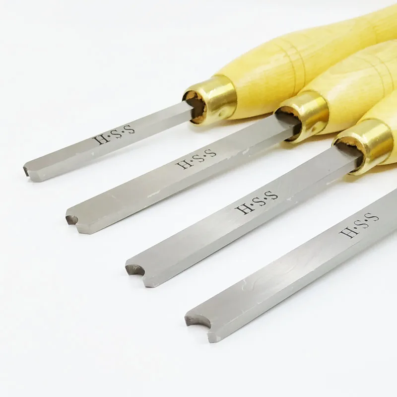 1PC tornio ad anello per carpenteria in acciaio ad alta velocità tornio per legno duro utensili per tornitura di legno duro 3mm 6mm 8mm 10mm