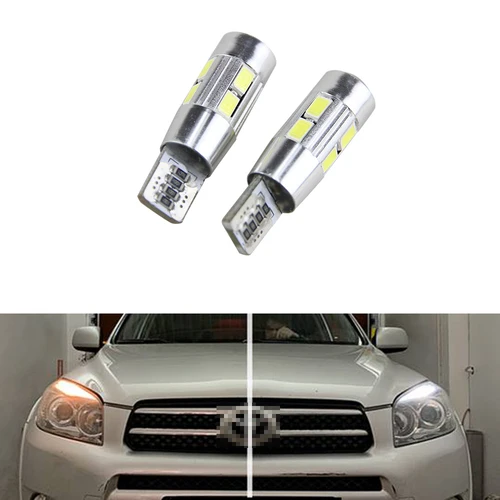 Imagen 1 del producto 2 luces LED de posición lateral Canbus T10 W5W 168 194 para Toyota RAV4 3. Gen. XA30 No FL (2008)