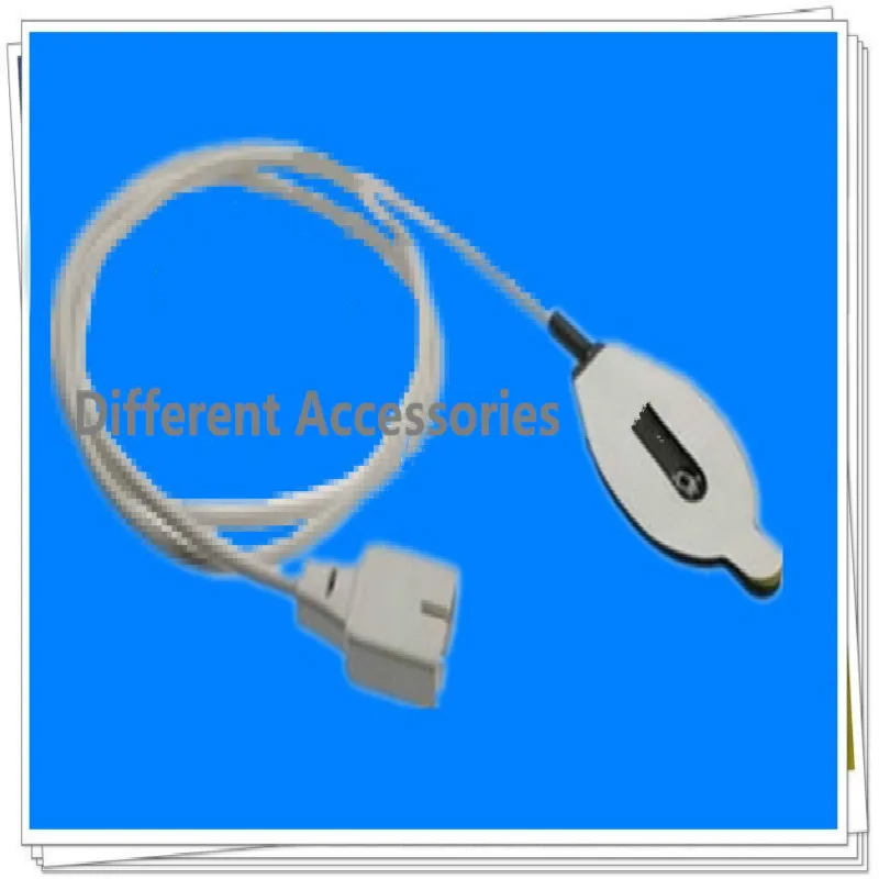 10pcs/lot Free Shipping Compatible For NELLCOR DB 7PIN FOREHEAD Disposable Spo2 Sensor Pulse Oximeter Probe Spo2 Sensor Cable 1M