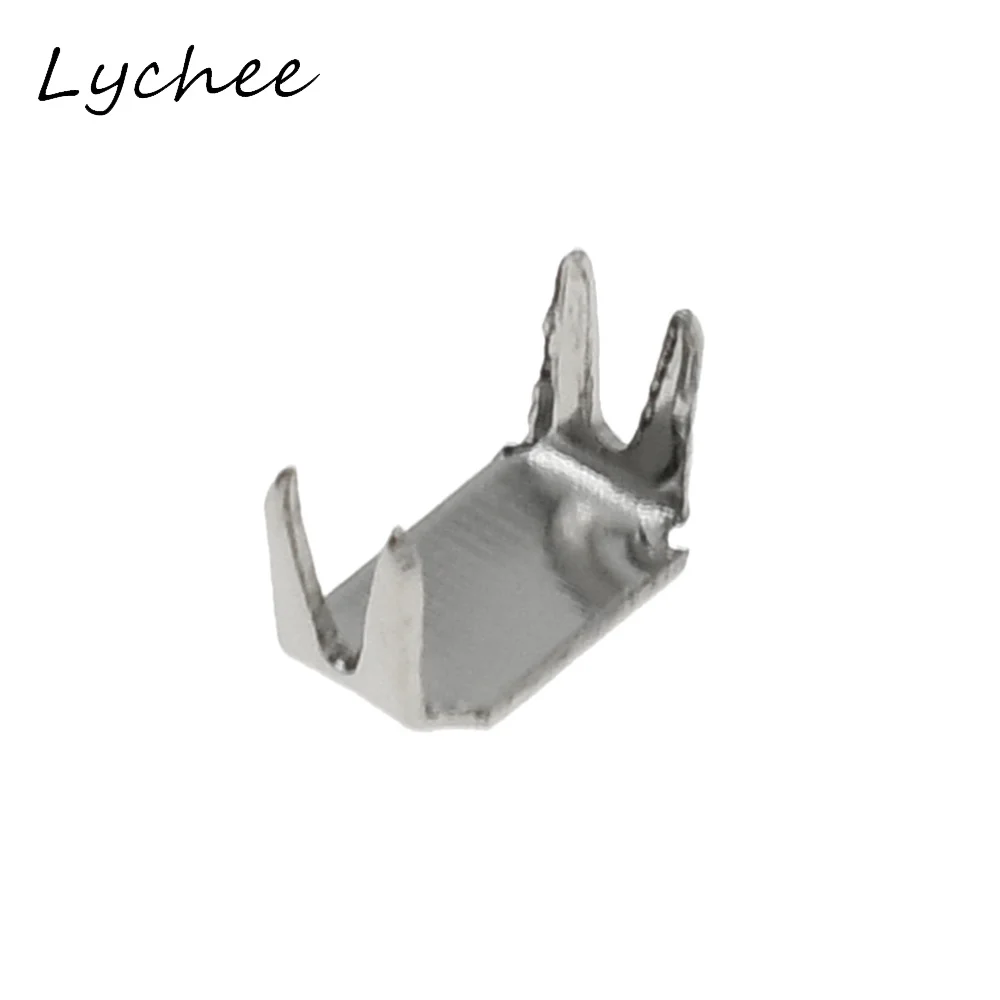 Lychee 3# 5# Classic Silver Color Metal Iron Zipper Stopper For DIY Craft Garment Pants Sewing Zipper End Accessories