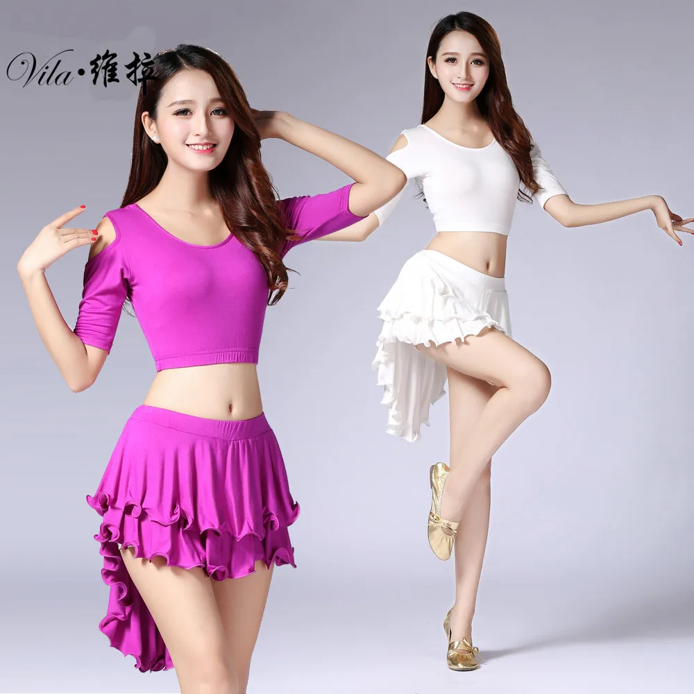 Belly dance costume suit 2017 new practice uniforms dance performance costumes practice exercises costumes belly dance skirt