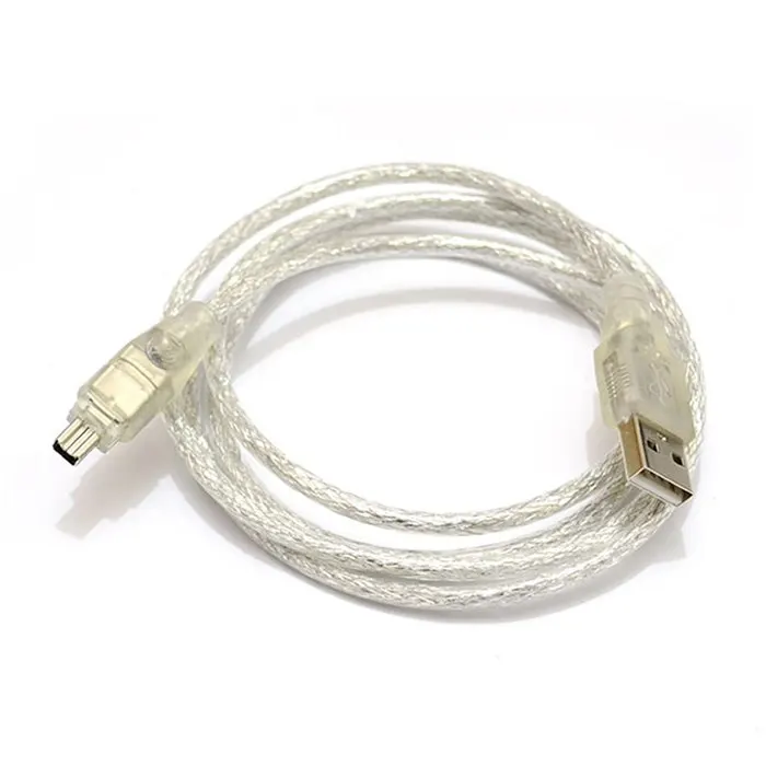 USB ذكر إلى Firewire IEEE 1394 4 دبوس ذكر iLink سلك محول firewire 1394 كابل لسوني DCR-TRV75E كابل كاميرا DV 100 سنتيمتر