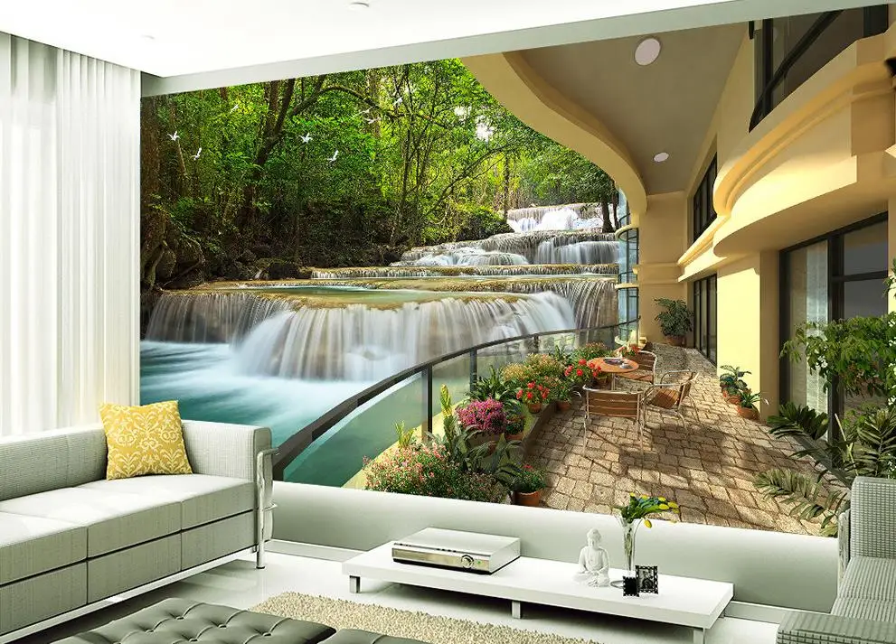 

Mural 3d wallpaper 3d wall papers for tv backdrop balcony 3d stereoscopic wallpaper Home Decoration