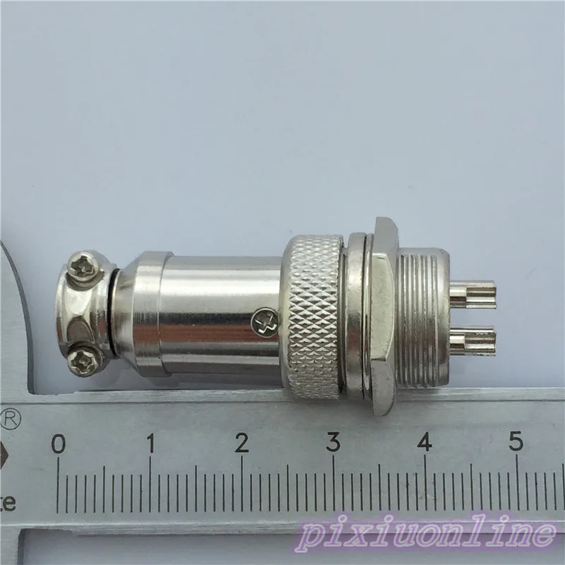 1set GX16 4 Pin Male Female Diameter 16mm L72 Circular Connector Aviation Socket Plug Wire Panel Connector High Quality