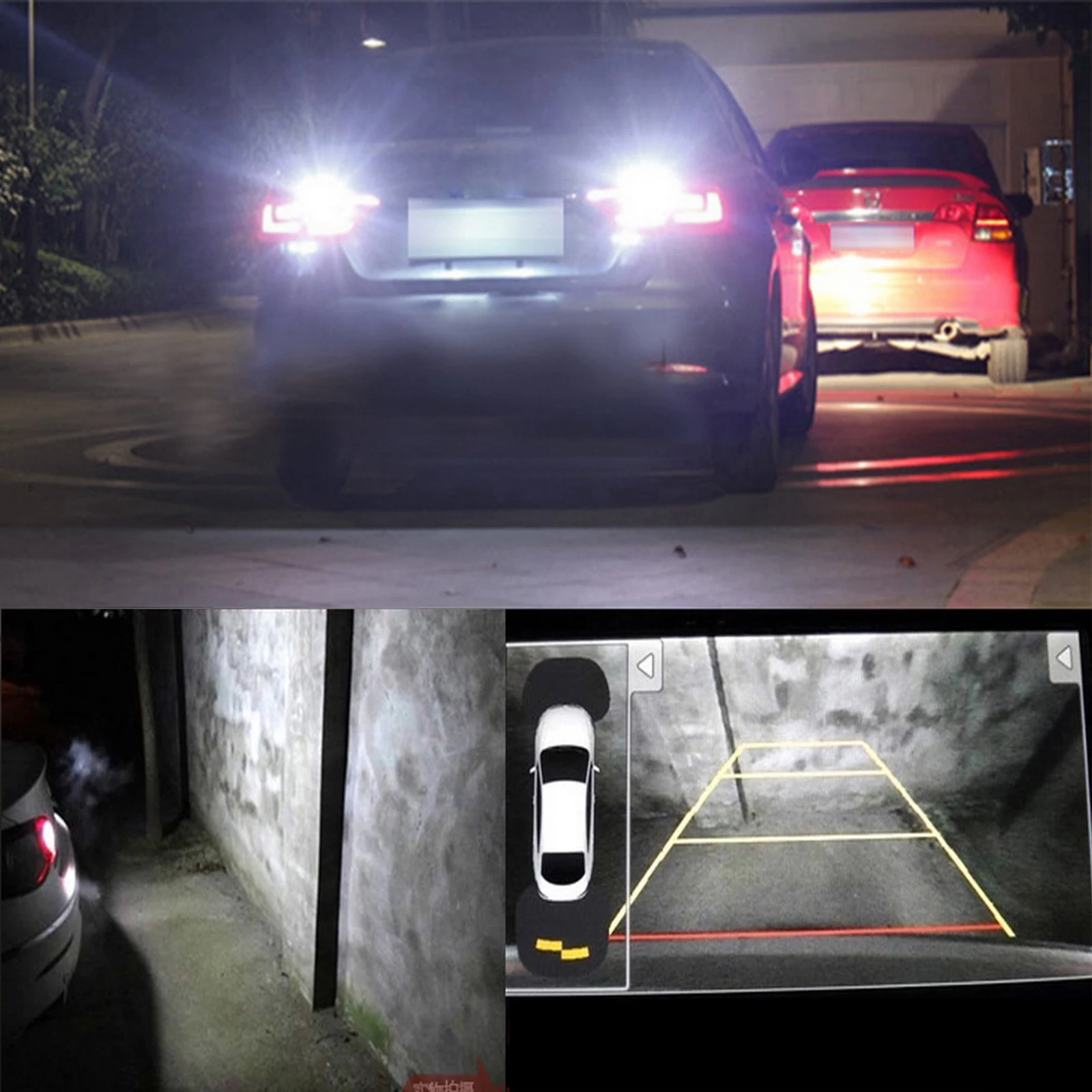 ANGRONG 2x382 1156 BA15s P21W S25 R5W R10W LED Reverse Staart Stop Rem Indicator Gloeilampen