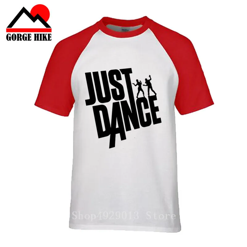 Men's O-neck Just Dance hip-hop T-Shirt Printed Fashion Str-Dance Tees Tops B-Boying Shirts cotton tshirt breakdancing teeshirt