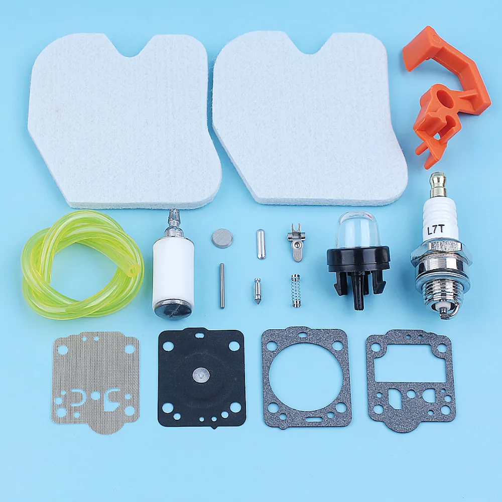 Imagem -02 - Filtro de Combustível de ar para Motosserra Service Carb Kit Chainsaw Spare Part Primer Bulb Spark Plug Grupo Peça Sobresselente de Substituição Mcmarloch Cs340 Cs380