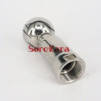 2" BSP Female Thread 304 Stainless Steel Sanitary Thread Rotary Spray Ball Tank Cleaning Ball