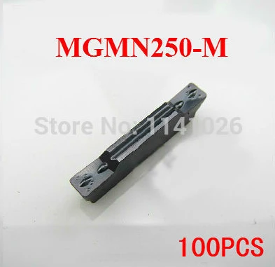 100PCS MGMN250-M carbide turning insert ,Factory outlets,cutting insert,cnc,machine  for Grooving Holder MGEHR & MGIVR