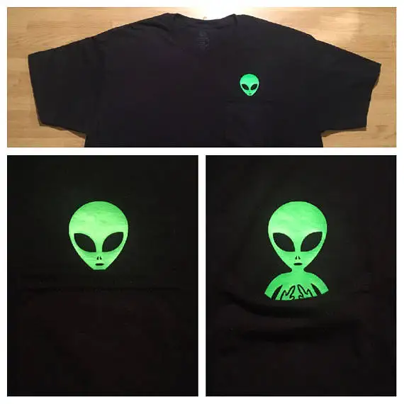 

Sugarbaby Alien Pocket T Shirt Short Sleeve T shirt Moletom do tumblr t shirt aesthetic t shirt drop ship