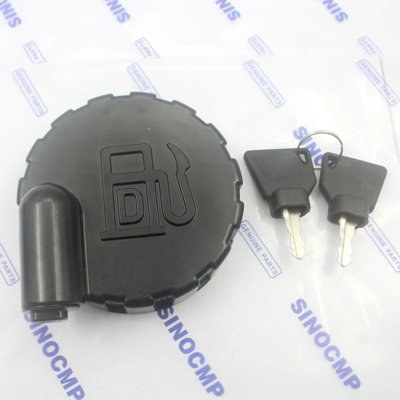 SINOCMP oil cover, fuel tank cap for JCB Backhoe , 1 year warranty