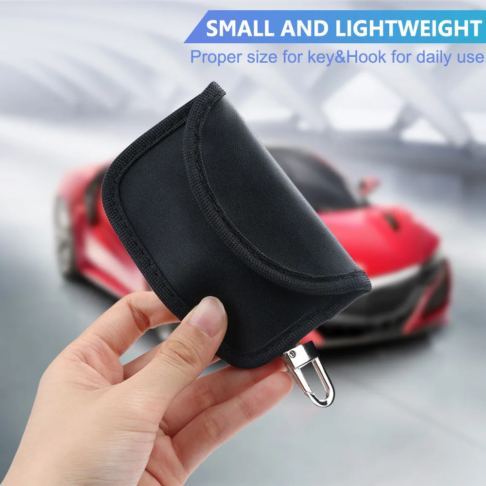 1Pcs Mini Waterproof Car Key Case For Car Key Signal Blocker Small Keychain Keyless Protection Anti Water RFID Car Key Fobs Case