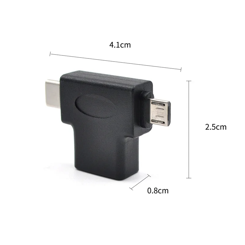 OTG 3 in 1 Tipo-C/Android USB Adattatore per Flash LED Eliche/Wireless Freerider Simulatore Per FPV Drone