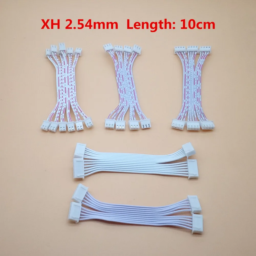 10 Pcs 10cm 2P 3P 4P 5P 6P 7P 8P 9P 10P JST XH Connector Cable Wire 2.54mm Pitch Female to Female