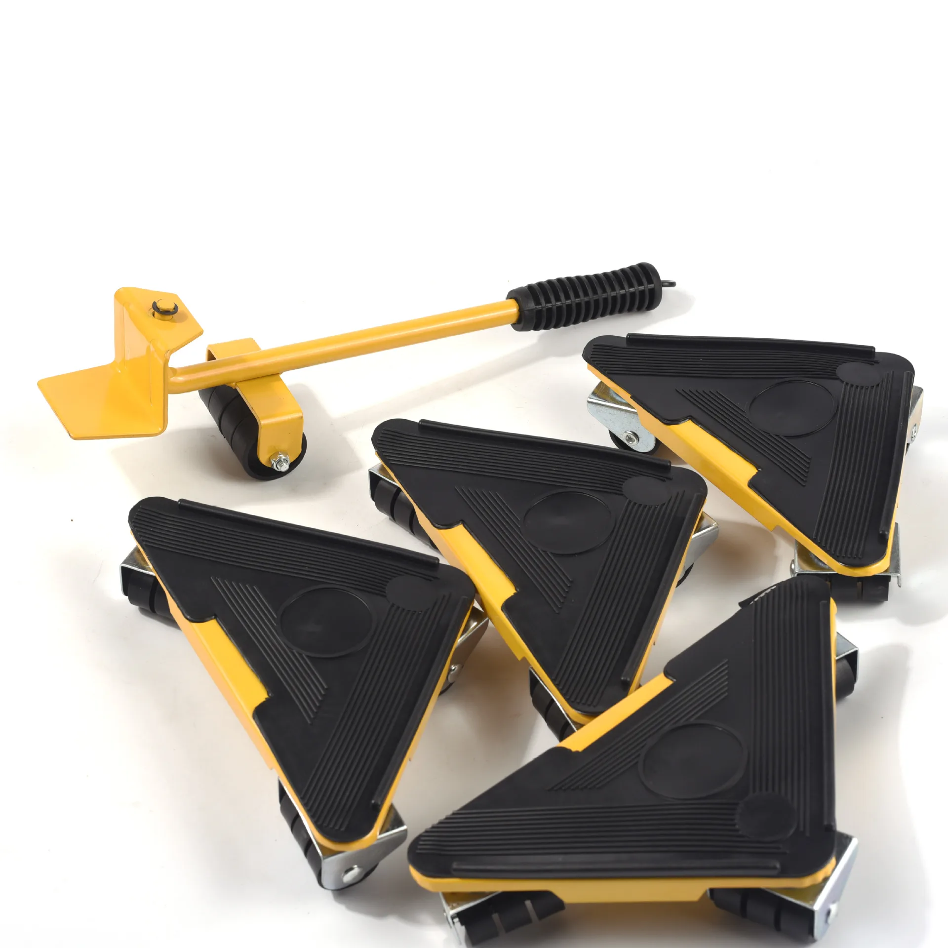 

5-piece set of triangle iron mover portable portable mover heavy object moving tool furniture moving