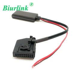 Biurlink Car 18 Pin Audio Bluetooth Aux cavo di ingresso adattatore per Mercedes Benz W208 W209 W210 COMAND 2003-2006 unità principale Pinout