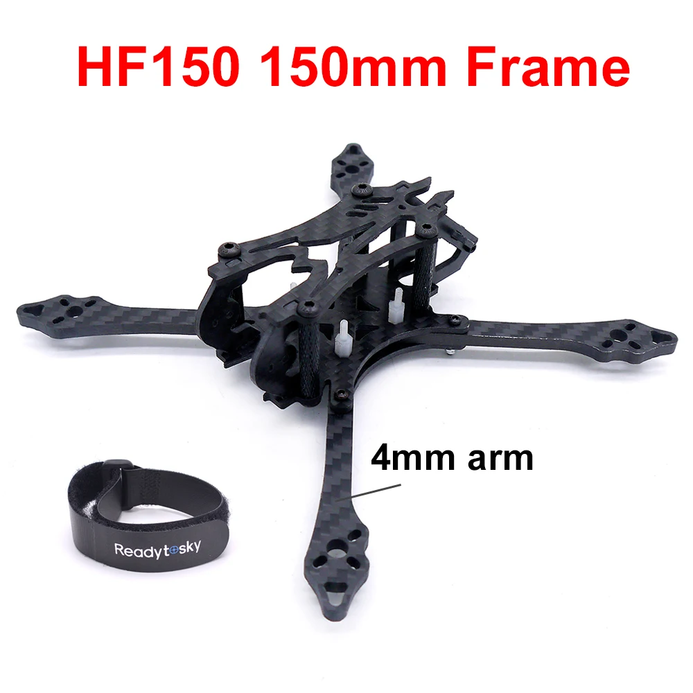 Mini HF150 150mm 150 3 inch Carbon Fiber Frame 4mm arms Support 3045 Propeller Mini Flytower For FPV RC Racing Quadcopter Drone