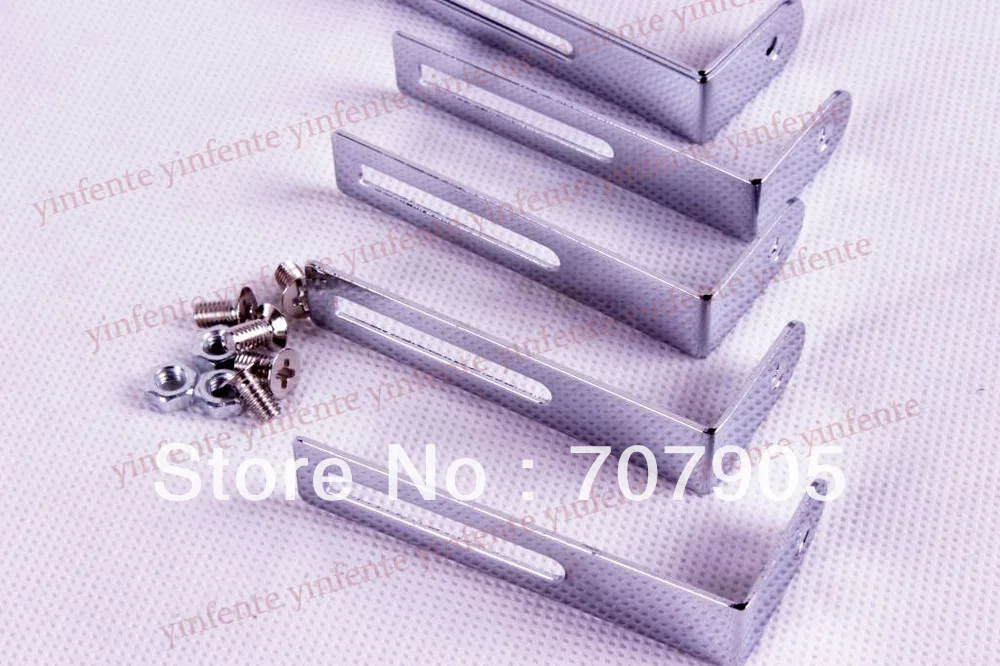 

5x Chrome Electric Guitar Jack Plate Screws Guitar parts Length=63mm