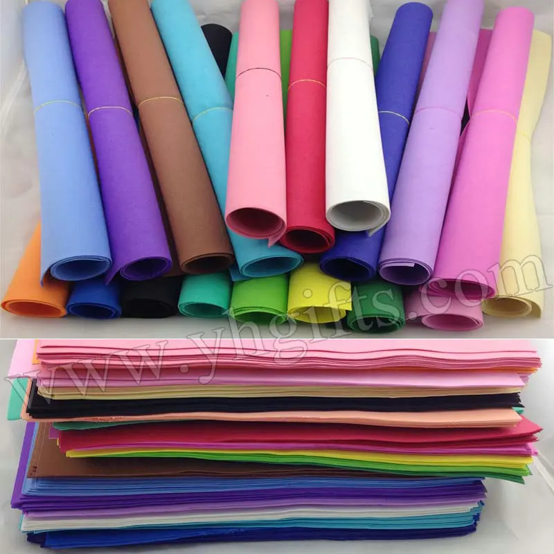 51PCS/LOT,17 color 1mm foam sheets,Sponge paper,DIY foam flower,Craft material.DIY accessories,DIY tools,20x30cm.Wholesale