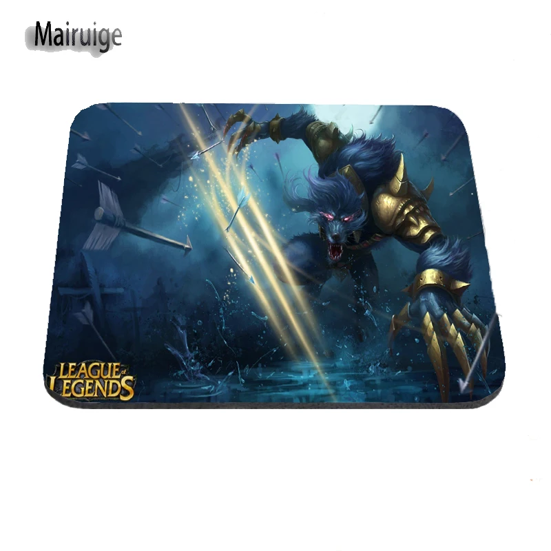 Mairuige Luxury print Hot 2018 League of Legends Morgana mouse pad with NO edge locking for internet game and office use