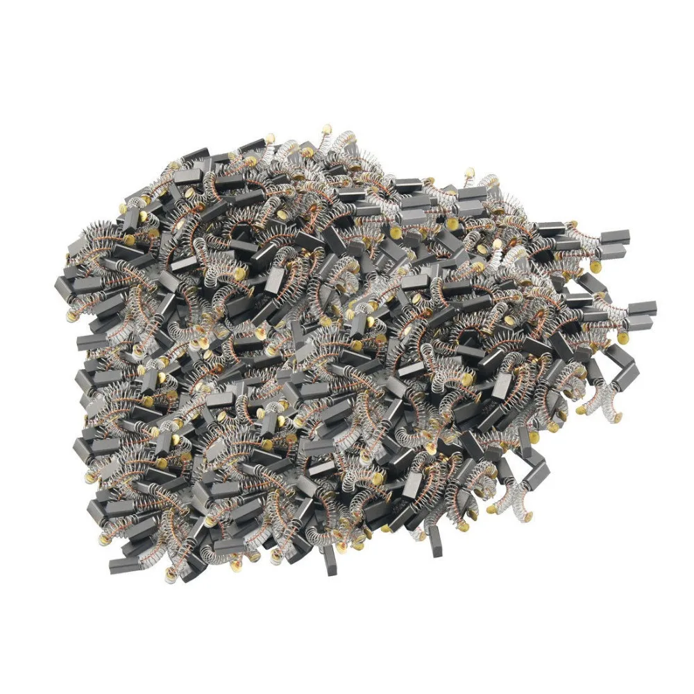 200 Pcs 4mm x 6mm x 12mm Electric Motor Carbon Brushes