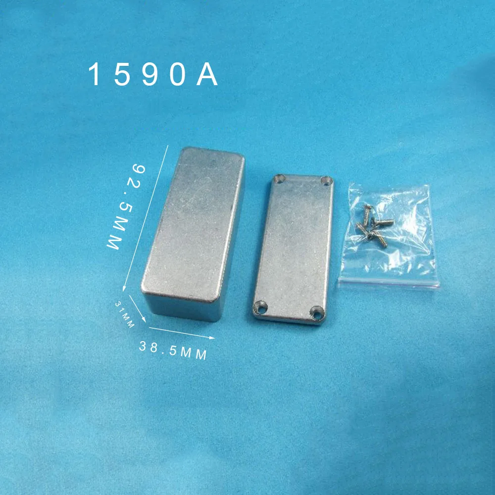 1590A Model Blank Guitar Aluminum Alloy Case Switch Box For Guitarra Pedal 92.5*38.5*31mm