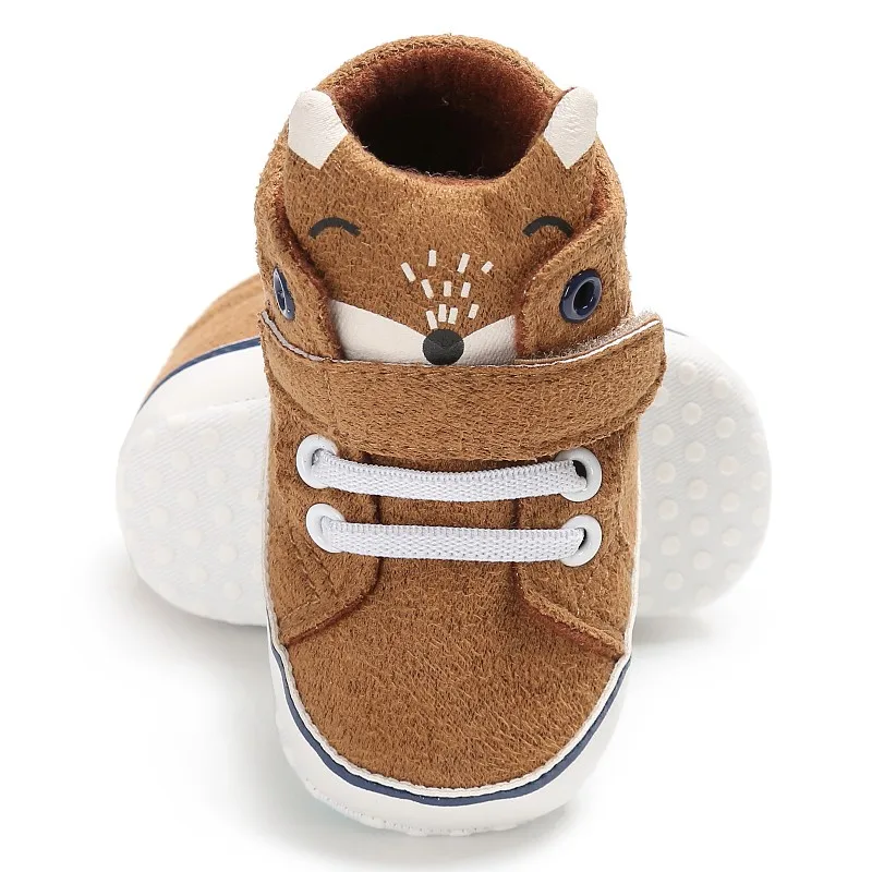 Infant Baby Shoes Children Kids Boys Girls Animal Style Casual Cotton Shoes High Heel 1-3 Year