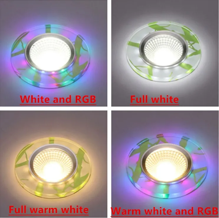 3W LED downlight COB Crystal 270lm Spot Lights Led Ceiling Lamp 85~265V Brightness Downlights Lighting Cozy bedroom